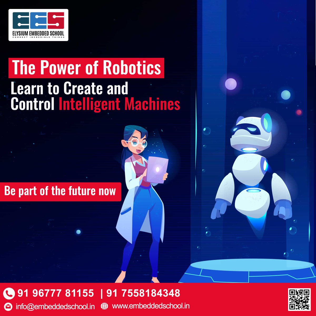 EmbeddedSchool's tweet image. Ignite your young minds🔥with the power of robotics. Learn to create and control AI machines.

#Robotics #RoboticsLearning #MachineLearning #AI #Robot #roboticsindia #robotech #roboticsengineer #roboticsclub #elysiumembeddedschool #no1trainingacademy #microcontroller #technology
