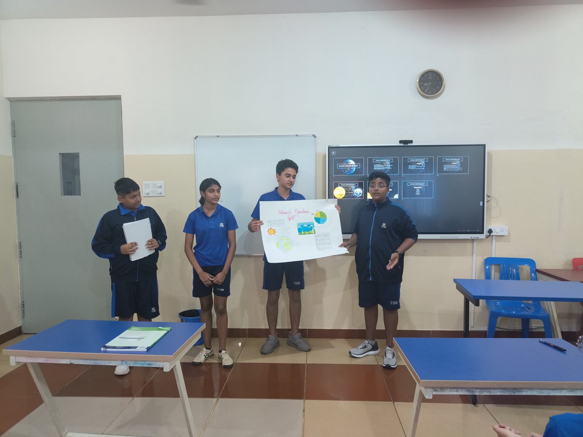 Science_TISB's tweet photo. Grade 8 Ss presenting on #modesofheattransfer, #greenhouseeffect #climatechange showcasing their learning and creativity ... #BeTheStartOfSomething #tisbTalent #LifeIsForLearning #Tisb_physics https://t.co/3rsECYa8Rh