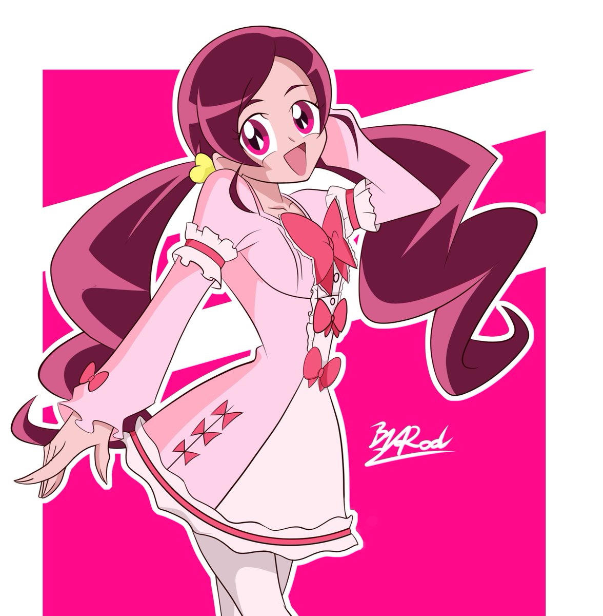 rod_269's tweet photo. Una ilustración de nuestra dulce cereza en un vestido que yo mismo le diseñé
#花咲つぼみ #キュアブロッサム #Heartcatch #PreCure #precure20th https://t.co/zk7LW5Okrz