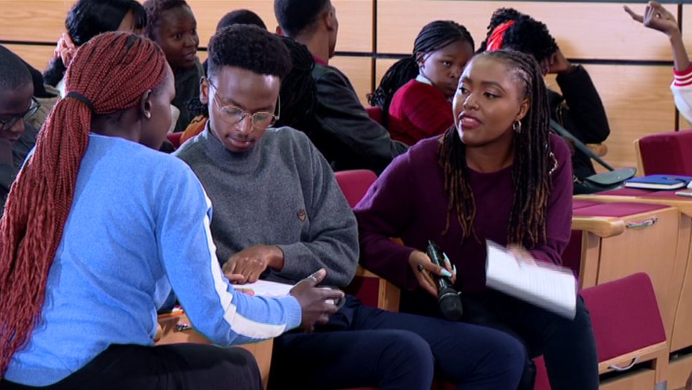 Nerique27's tweet photo. Judging #CampusDebates this Tuesday is a revered panel of students from @StrathU and @ExperienceUSIU ! See which team convinced them on matters money and happiness! See you 8pm on @ktnhome_ 
#KTNWelcomeHome @Strathdebate https://t.co/HOEaGOe8XW