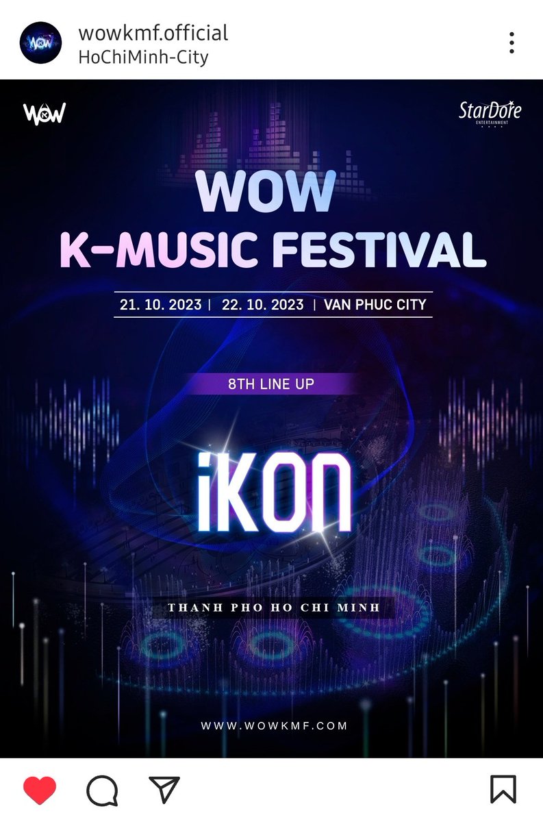 xxindahrd's tweet photo. VIETNAM iKONICS!!

iKON will attend the WOW K-Music Festival in Vietnam (this was alrd rumored before when there're a mysterious timetable) https://t.co/UqbzYjpD2j