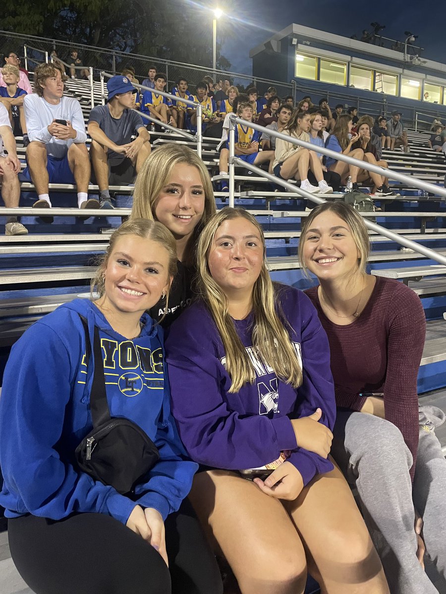 LTHS_Softball's tweet photo. LT Softball supporting the LT Boys Soccer team!! #WeAreLT https://t.co/ny8txFsAly