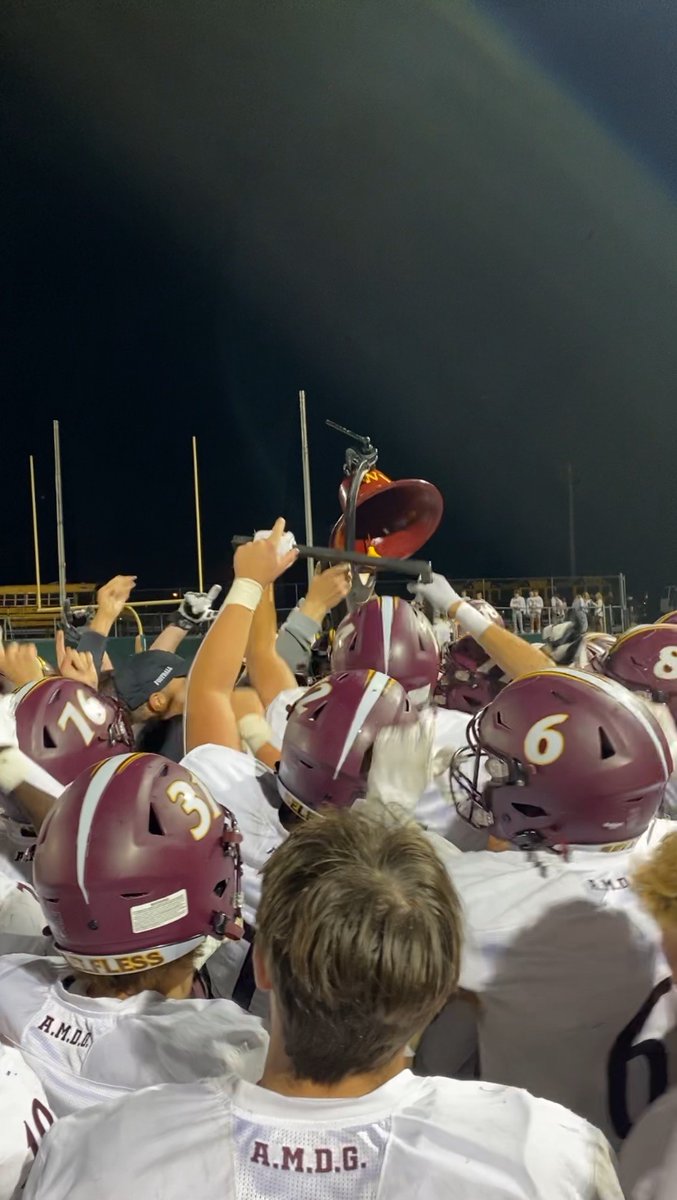 The Bell will be spending another year in the weight room! 

#Victory <a href="/WJ_Warriors/">WJ Athletics</a> <a href="/WalshJesuitFB/">Walsh Jesuit Football</a>
