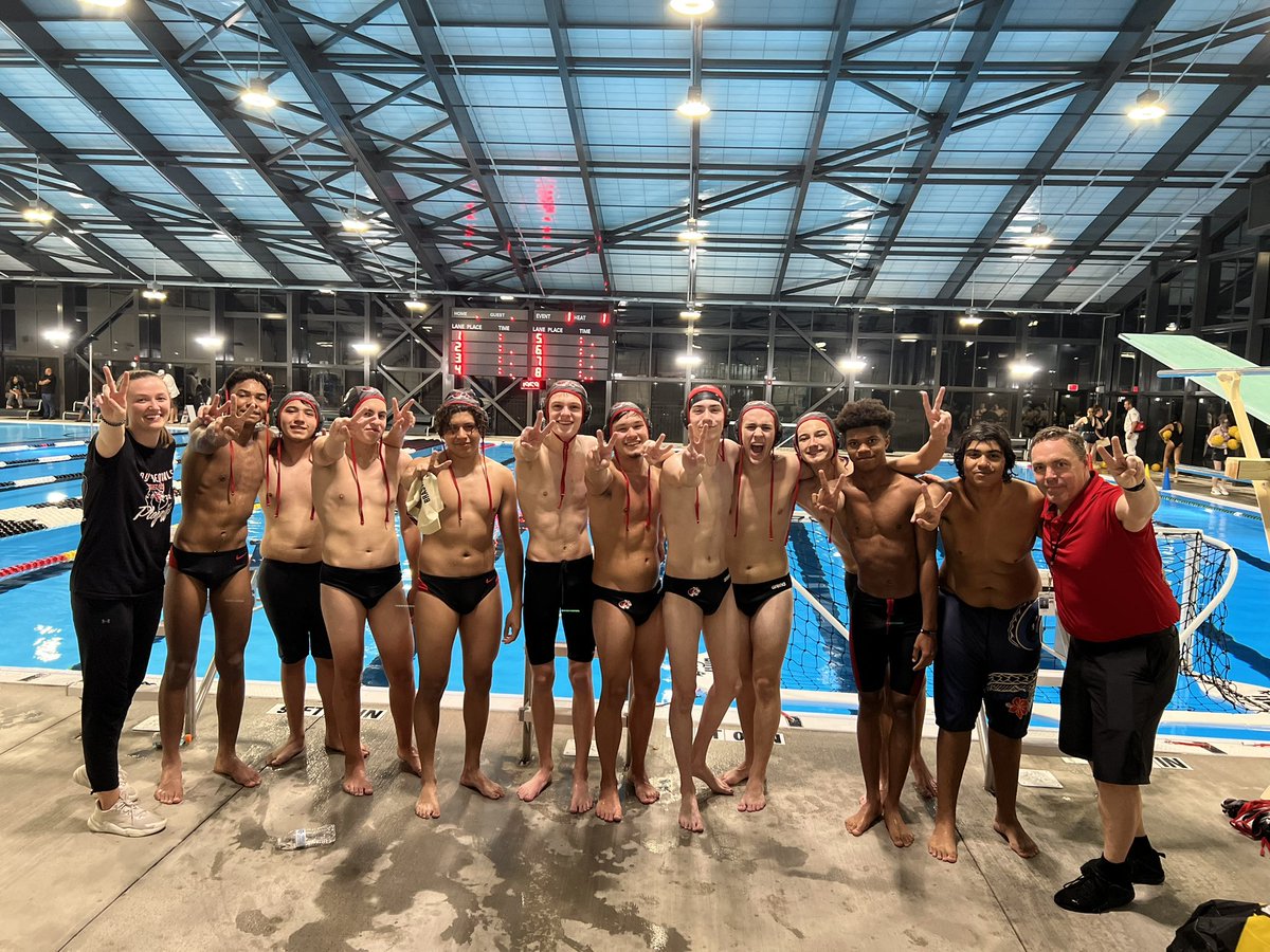 Never back down never what⁉️ Boys won the Double Header against Forney and North Forney. 🤽‍♂️#bengalexcellence #NeverGiveUp