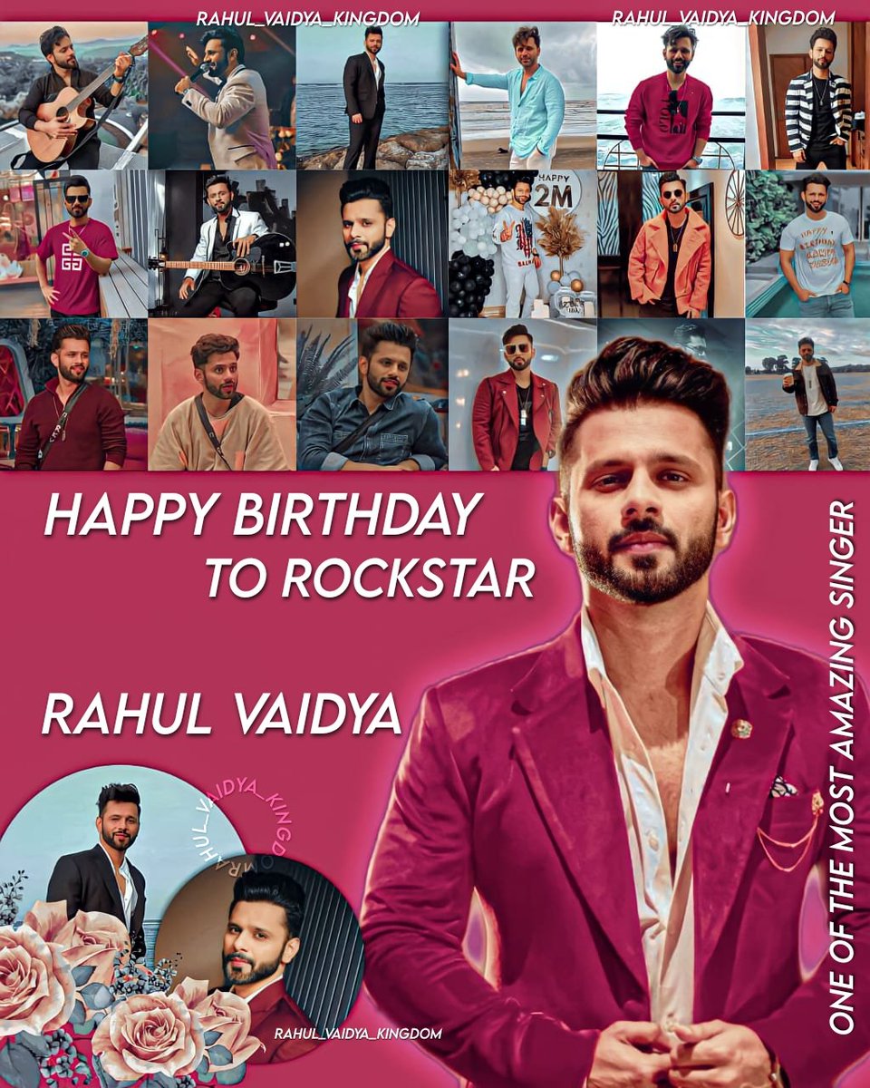 Happiest Birthday RKV ❤️🎂
May god bless you with blessings and lots of happiness.
Wishing you the best of your life RKV !
Hope you achieve success in your every step ! You deserve all the happiness of this whole world 💗🌍
<a href="/rahulvaidya23/">RAHUL VAIDYA RKV</a> 

#HappyBirthday #RahulVaidya #RKVians