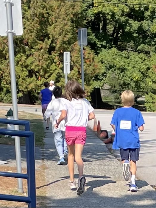 Today, we ran for Terry ! Thank you to our community for your generous donations to cancer research. And YES,  we reached our goals . 🙏Stay tuned for the details😎#AwesomeAubrey ⁦<a href="/burnabyschools/">Burnaby Schools</a>⁩