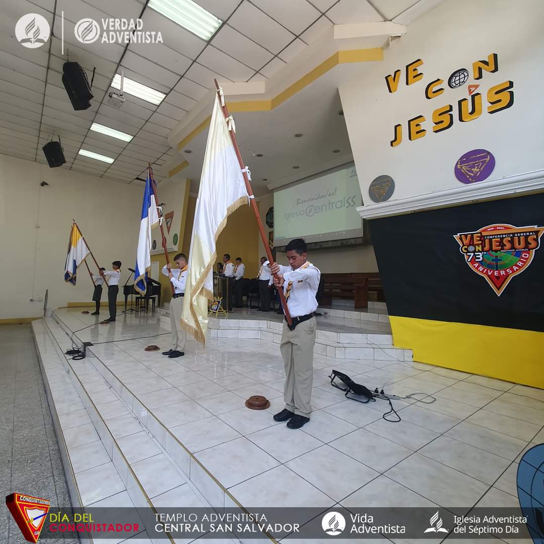 VerdadAdventist's tweet photo. 🔻 Día del Conquistador 🌐 ¡Ve con Jesús! 🥰
🙏🏼 Gracias a Dios, hemos disfrutado de las horas santas de un #FelizSabado 🙌🏼
❤ ¡Un fuerte abrazo a todos!🙂
#VerdadAdventista #HappySabbath #Adventistas7sv #AdventistasDIA #adventista #diadelconquistador #pathfinderday https://t.co/v63DCsdM8L