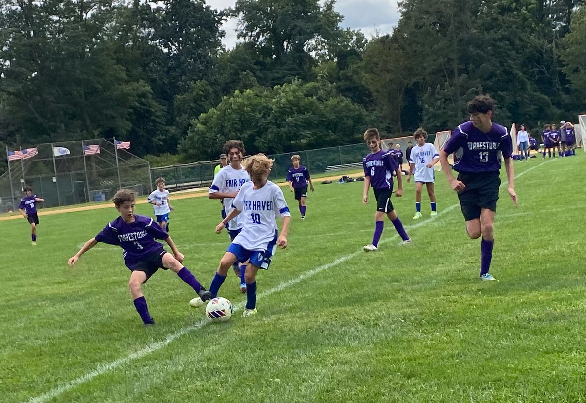 DodichW's tweet photo. Big win against Rumson today 2–1! Quinn with a late goal in the 1st half to tie it up and Avery Bellincampi with the game winner in the final 3 minutes of the game. Always a great game when we play our rivals but soon to be teammates. https://t.co/7UbWpRmWUY