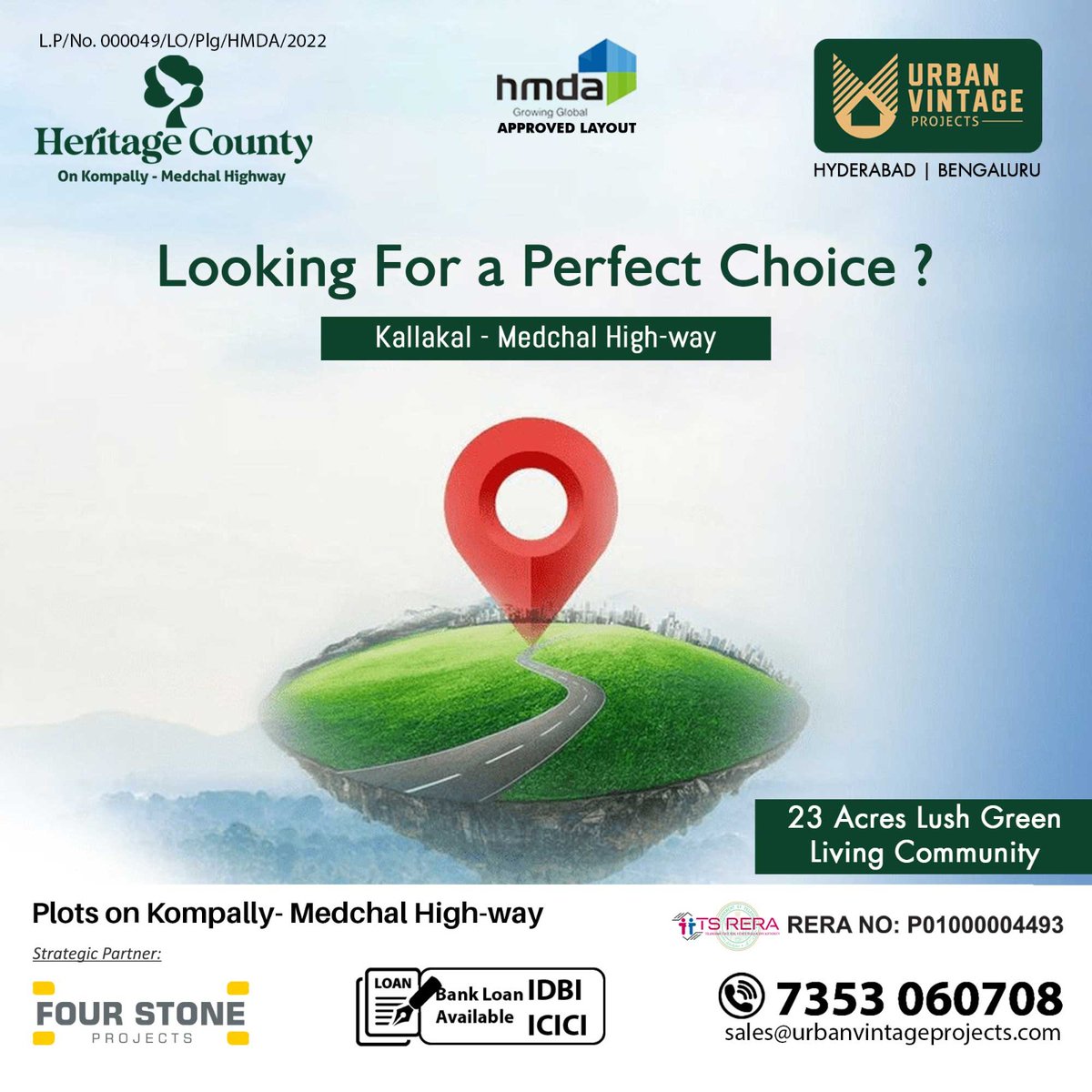 Looking for the perfect choice? HMDA-approved open plots investment opportunity in Hyderabad.

#urbanvintageprojects #HeritageCounty #villaplots  #luxuryplots #Plots #plotsforsale #villaplotsforsale #HmdaApprovedPlots  #Kompally #Medchalhighway #kallakal #Hyderabad