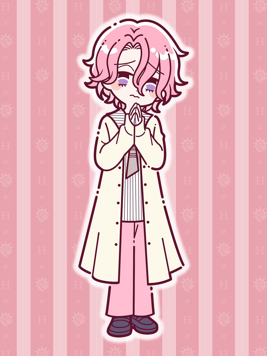 P0laPoriPosuPo's tweet image. オフィシャルミニキャラ
プライベートVer.公開！（2/8）

─゜*。*。゜─

ヒナ (CV #西山宏太朗)
バンド『chirp×chirp』ボーカル
カラー名称：デイドリームピンク

─゜*。*。゜─

ファッションキーワード
・都会的
・愛嬌

#ポラポリ