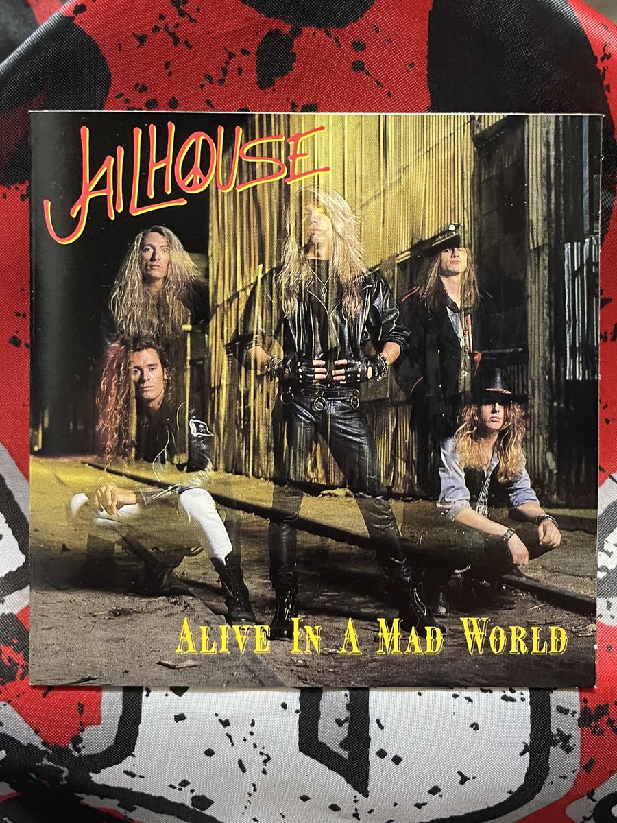 JAILHOUSE
'Alive In A Mad World'
1989
Produced by #jailhouse 
#dannysimon   -vocals
#michaelraphael   -guitars
#mattthorr   -bass
#davealford   -drums
#amirderakh   -guitars
----- #roughcutt #julienk #orgy 

#jailhouseband #aliveinamadworld #landoftoday #jailbreak #preasecomeback
