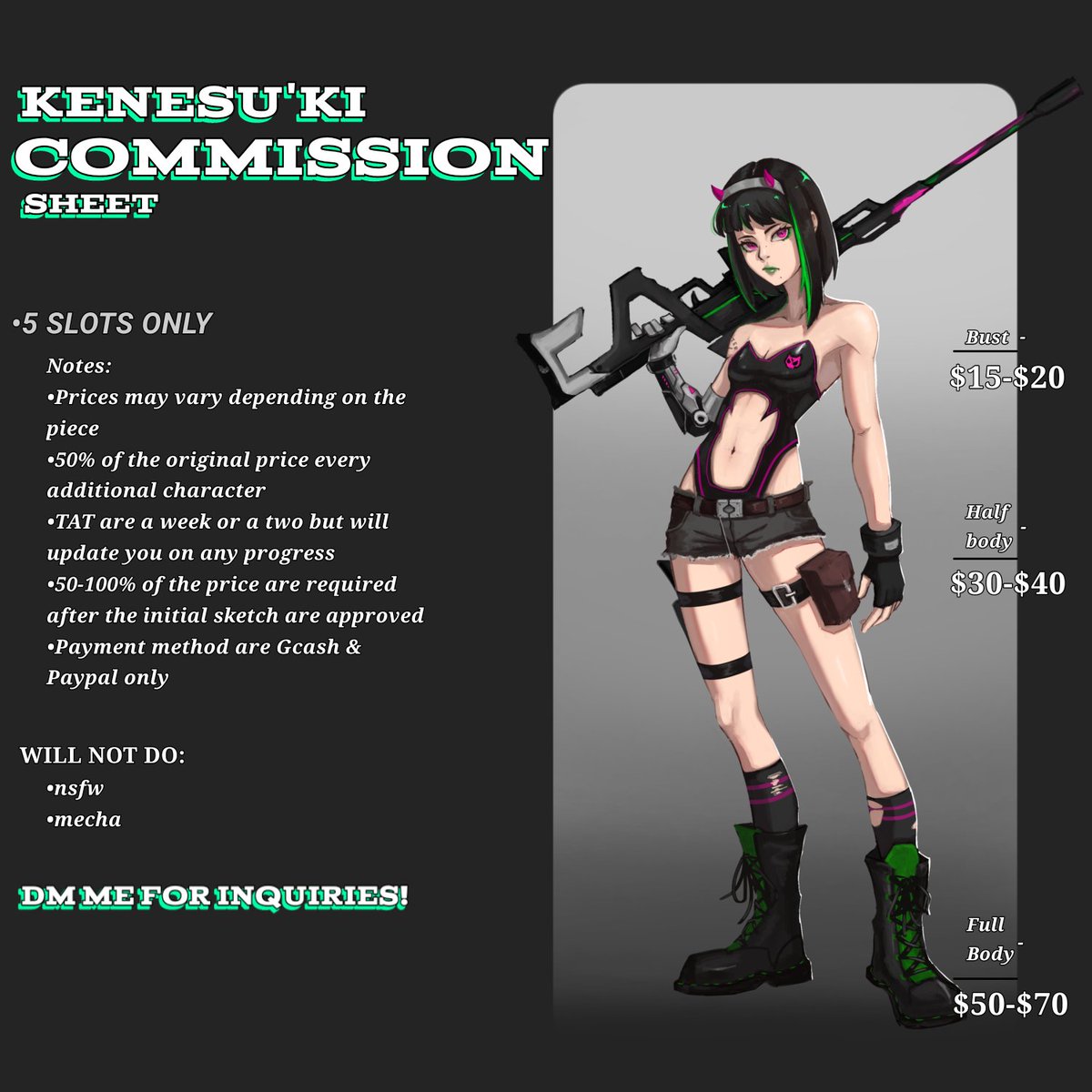 Kenesu_ki's tweet photo. Im open for commissions!

Shares are really appreciated:)

#commissionsopen #comm https://t.co/EZJ3oT96rr
