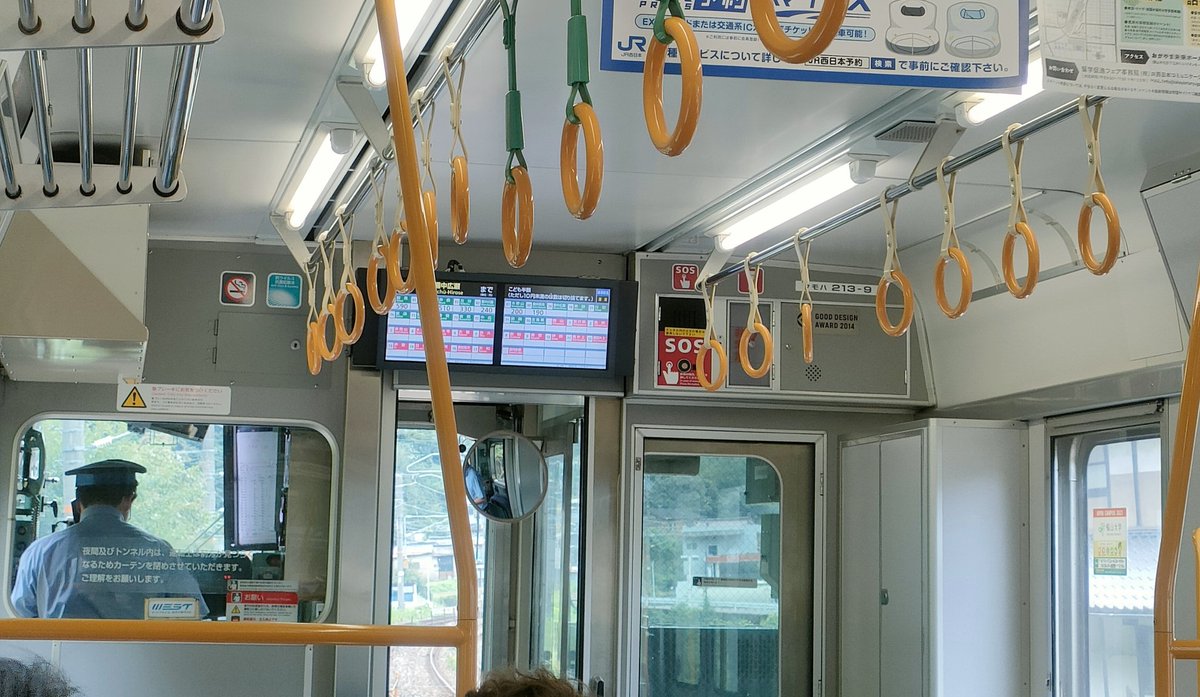 伯備線、備中広瀬駅手前で倒木にぶつかり急停車。