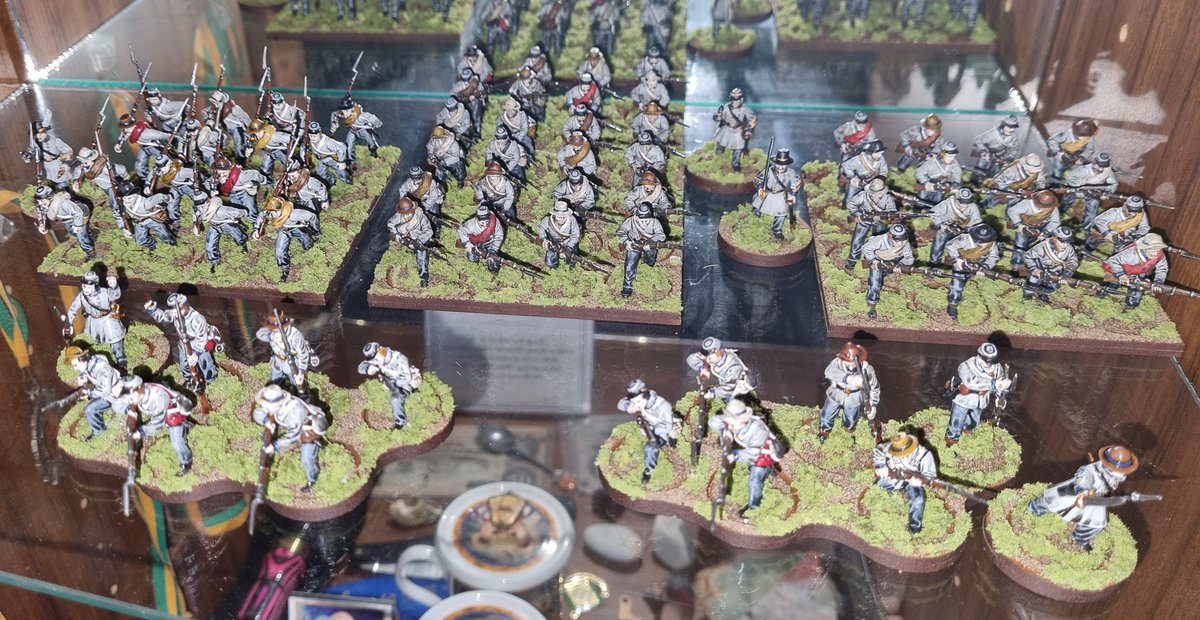 Another batch of chaps based and completed for the #AmericanCivilWar #HistoricalWargaming project with @ScatterdiceTT. They join the shelf with the rest of the finished units.
#SharpPractice
#SpreadTheLard