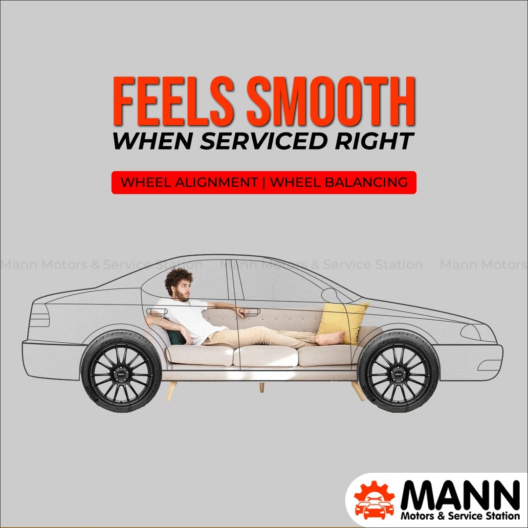 Experience the ultimate #smoothride! At #MannMotorsNikol, we ensure perfection with road force #wheelbalancing and #wheelalignment. Your journey just got smoother. 

#Alignment #Balancing #TyreChange #CarService #CarRepair #CarServiceCenter #CarServiceStation #Garage #AutoGarage