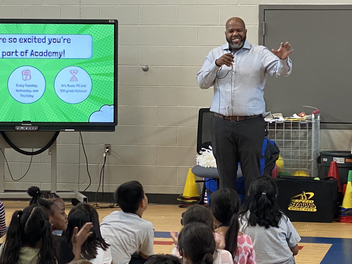 Jamiebenriquez's tweet photo. Today we kicked off the 2023-24 Bane Academy Program with @InterventionIan giving our kids some sound advice-When you tell yourself “I can’t, tell yourself THAT’s A LIE!
#BanePride #BaneElementary #cfisdSpirit https://t.co/OW1OCqNqpy