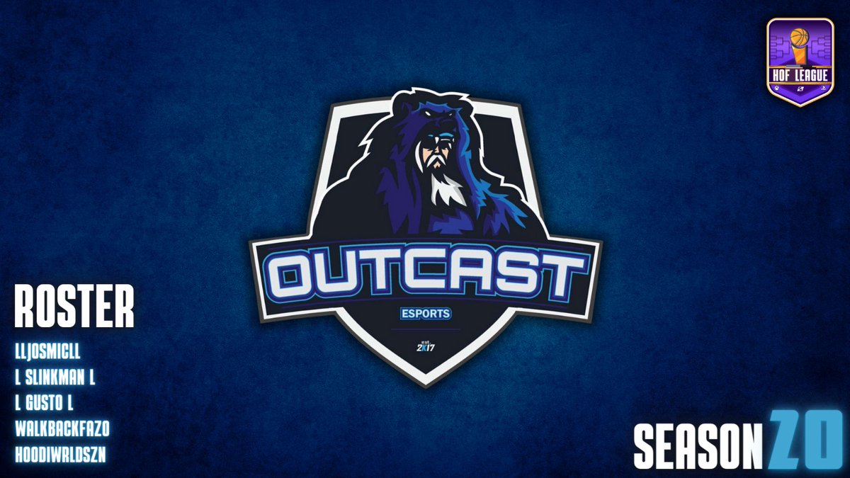 🏆 <a href="/outcastgg_/">Outcast (XB1)</a> have signed up for Season 20!

🏀Roster:
@sethwil117688895
<a href="/ImAruh/">Slink</a>
<a href="/_lgustol/">Gusto</a>
@hoodiwrldszn
<a href="/joshdadon25_/">JoshDaDon</a>

➡️ Register now: hof-league.com/register-szn/

<a href="/DangerrFT/">Over-Night Danger 💫</a> <a href="/Big_Brudda_PURP/">Coach Purp</a> <a href="/iNetworkSports/">iNetwork</a> <a href="/rawee_23/">rawe 🇹🇷</a> <a href="/DirtyGraphics/">DirtyGraphics</a>