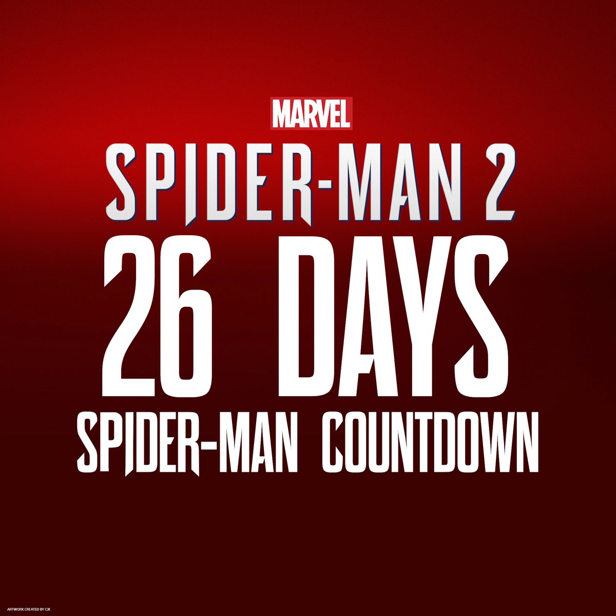 SpiderManCD's tweet photo. Marvel’s Spider-Man 2 launches in 26 days exclusively on PlayStation 5.
Pre-load begins 19 days from today.
#SpiderMan2PS5 #SpiderManCountdown #GreaterTogether #FanPage #SpiderManCD https://t.co/IEx4wKN3FK