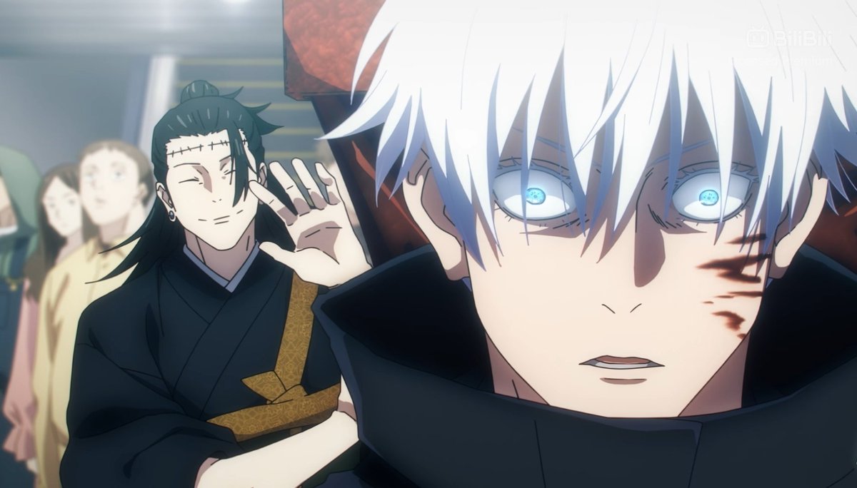harukaa_kn's tweet photo. this week three white-haired characters yearning for their black-haired husbands devastated me (guess what their husbands have in common lol) #satosugu #fyolai #shiguang #jjk #bsd #lcs2e12 https://t.co/94V5uQ95np