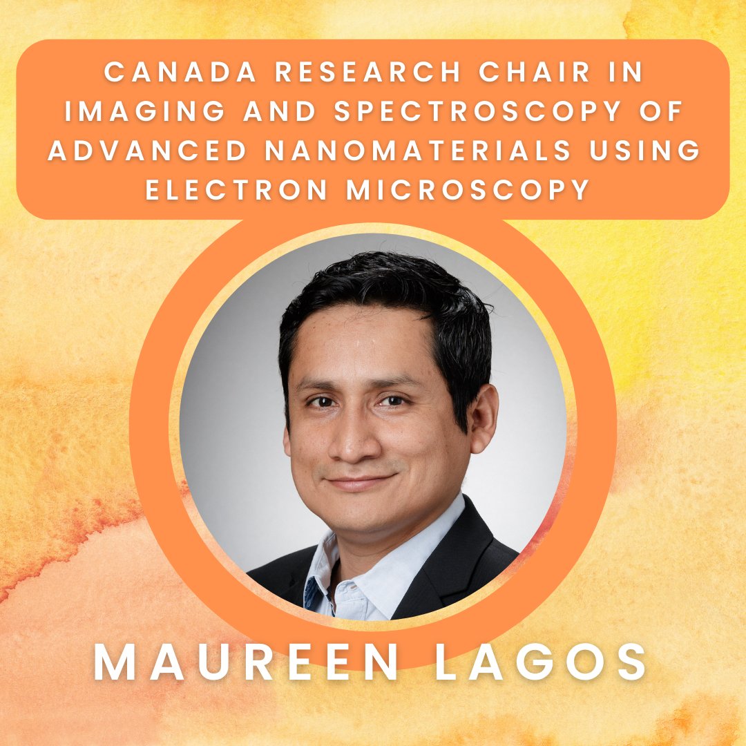 MSE_McMaster's tweet image. The sincerest congratulations from the entire department to Dr. @Maureen_Lagos for being named Canada Research Chair in Imaging And Spectroscopy of Advanced Nanomaterials Using Electron Microscopy (Tier 2)! 🎉

#msemcmaster #mcmasteruniversity #mcmasterengineering #mcmastermse