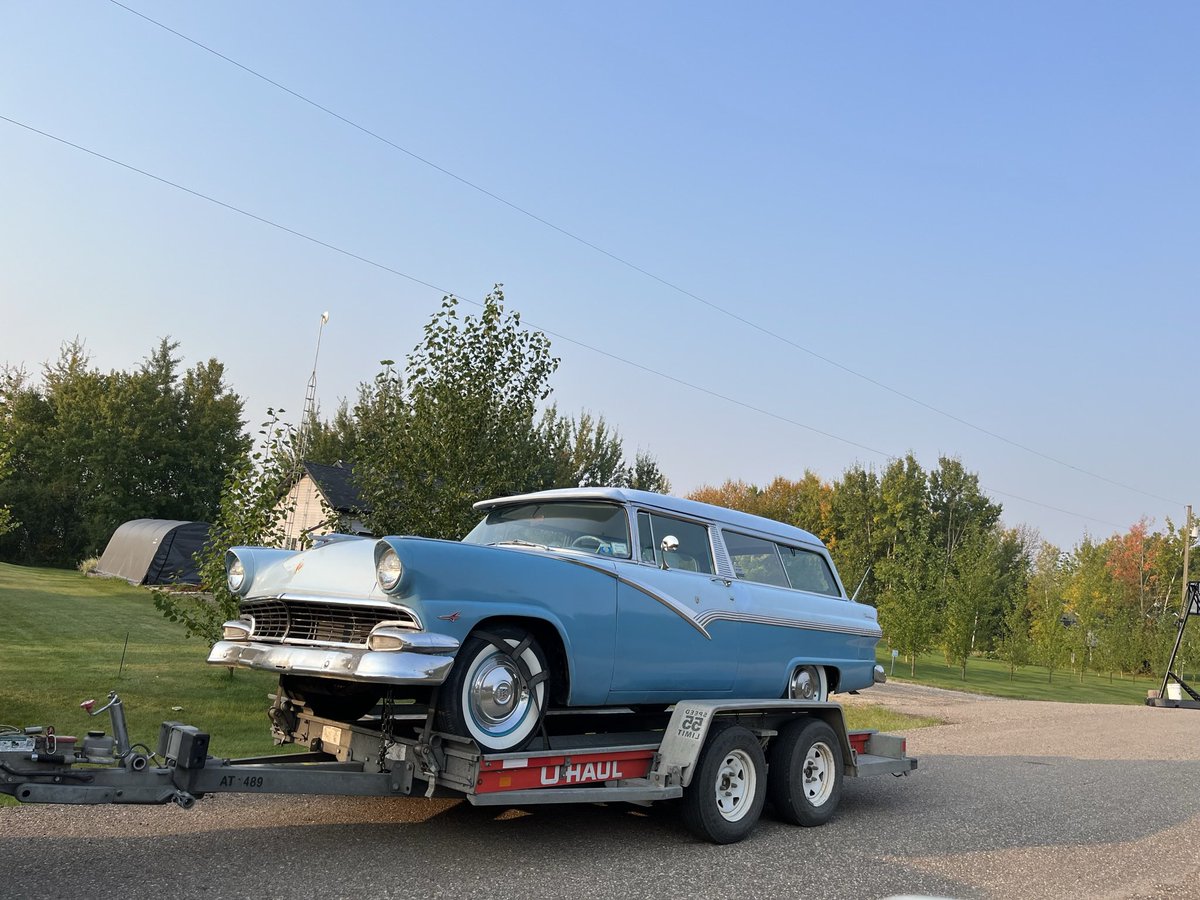 Well the wagon has a new home. Now off to get the Oldsmobile going!