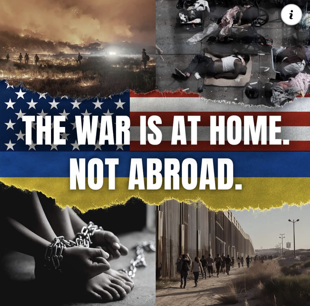 Corruption. Censorship. Indoctrination. Our fight is here. Not overseas.