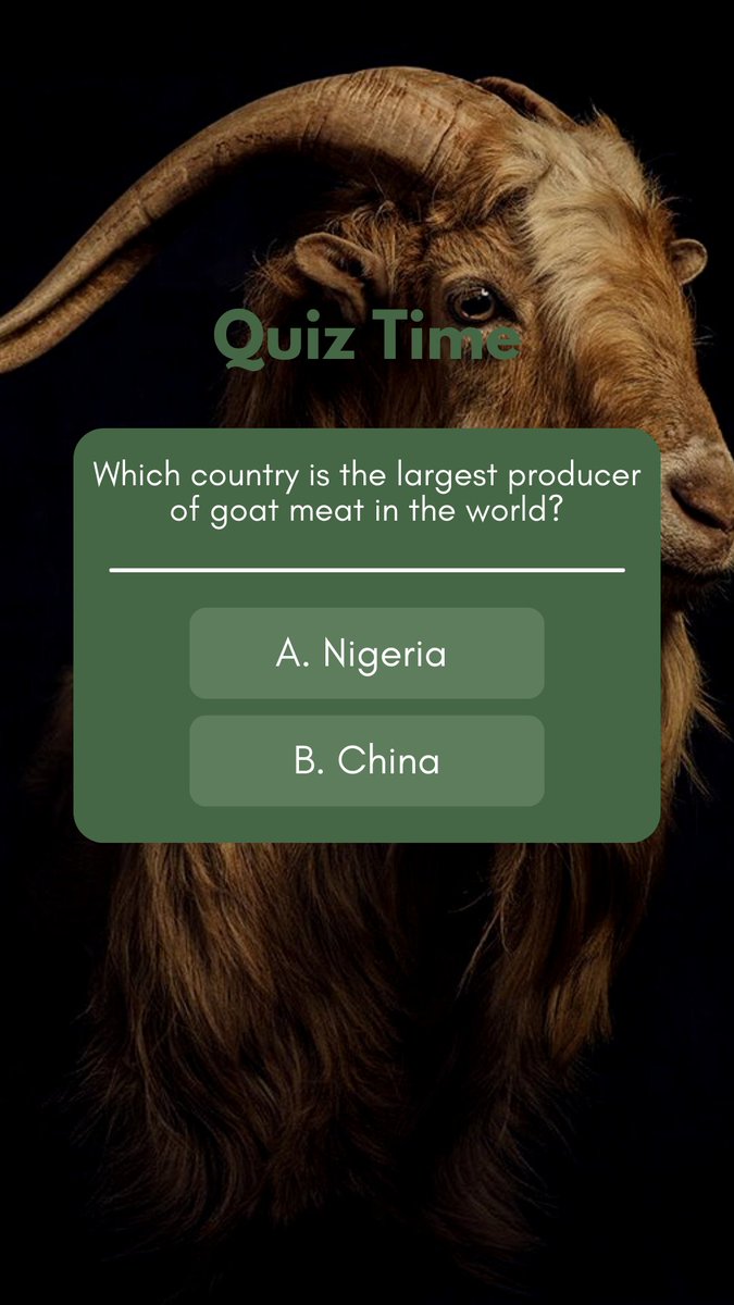 GoatsSana's tweet photo. #Quizoftheday #QUIZTIME #GOAT𓃵 https://t.co/dgNRPf8LMN