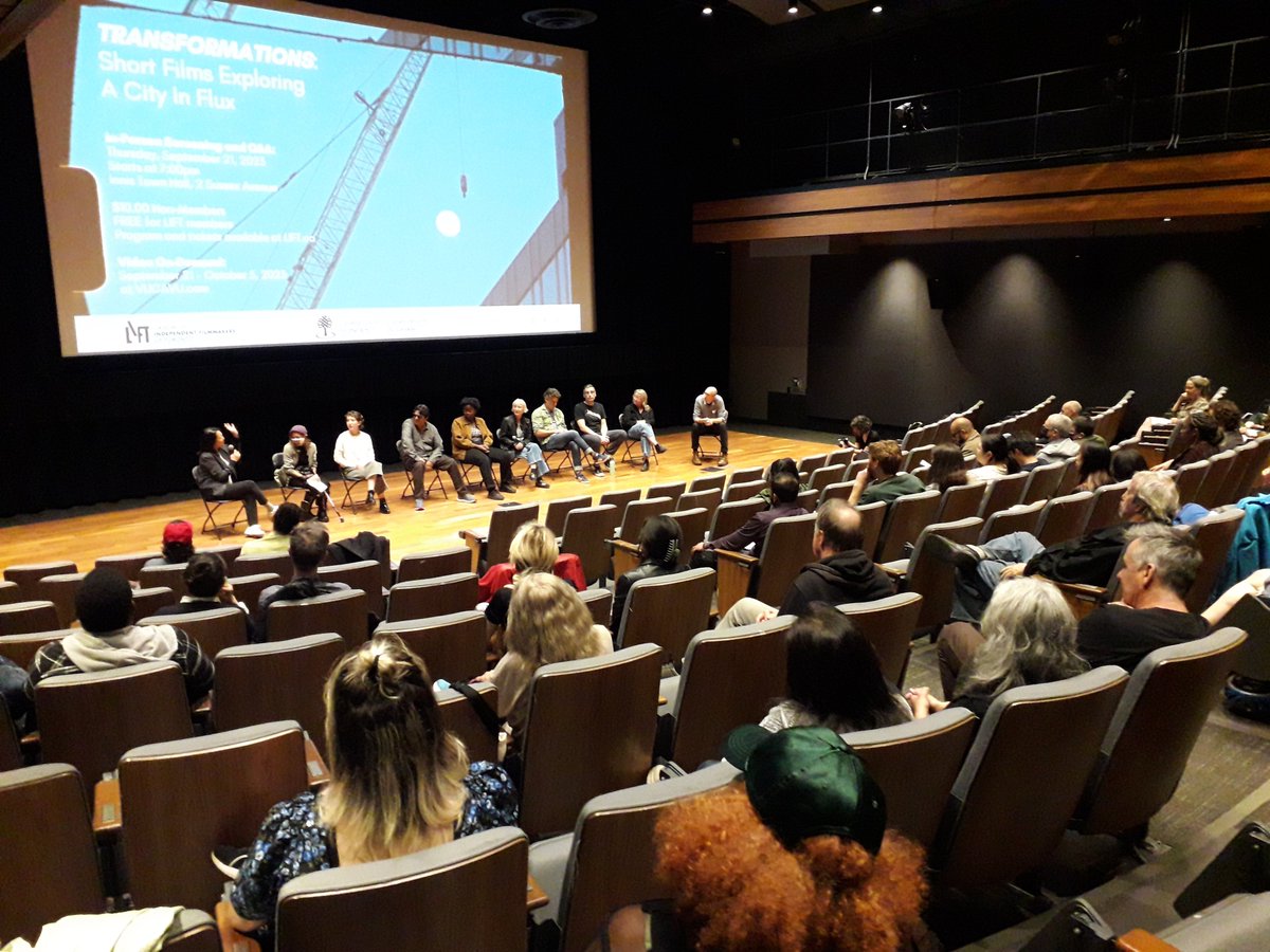 S8porter's tweet photo. @innistownhall in Toronto, John Price &amp; Jp Marchant performed their new 16mm film using 6 projectors, in a program w/ 4 new videos by 5 pairs of local artists, commissioned by @LIFTfilm. Also free on demand to Oct 5, online @vucavu 
https://t.co/nH5on06Wnb
https://t.co/97pXFjXX3S https://t.co/cyyBh0001f