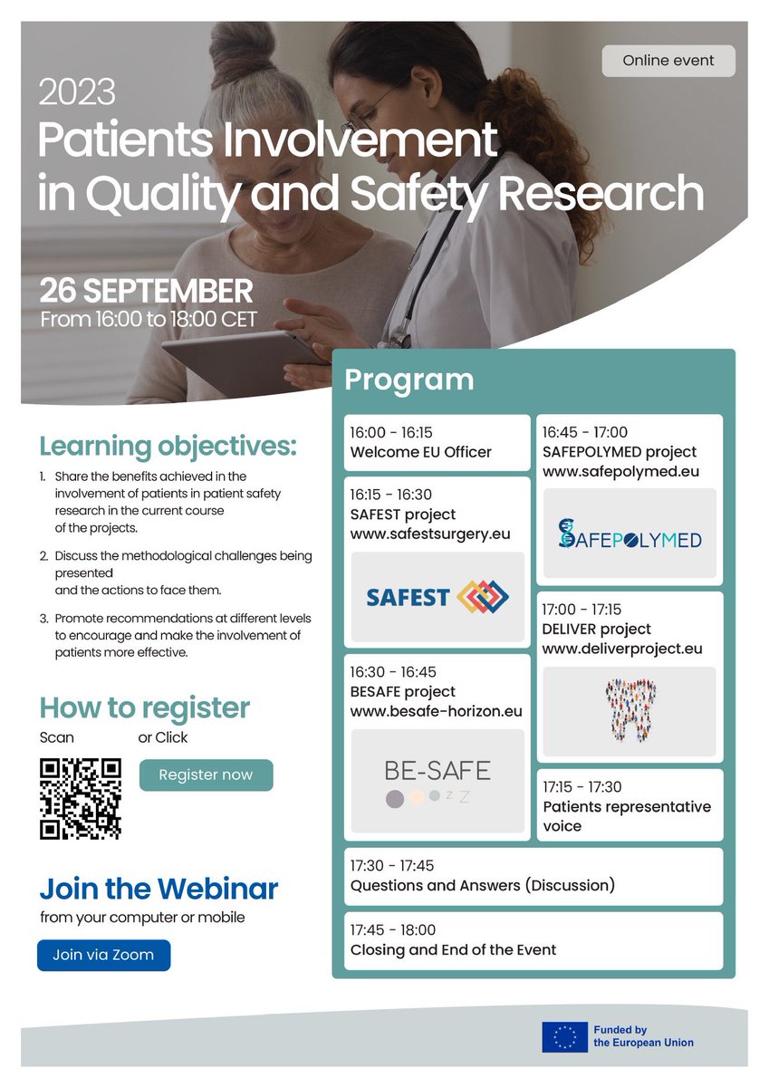 Read the 2nd newsletter of the EU DELIVER (DELiberative ImproVEment of oRal care quality) project, funded by <a href="/HorizonEU/">Horizon Europe 🇪🇺</a> which aims to provide and implement a blueprint model for improving the #quality &amp; #safety of oral care for everyone. #worldpatientsafety  #UHC
