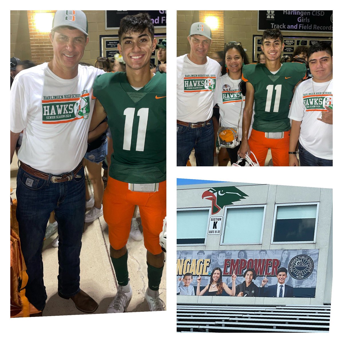 Congratulations Hawks, hard fought win tonight. Loved seeing Jeremiah on the visitor side press box!