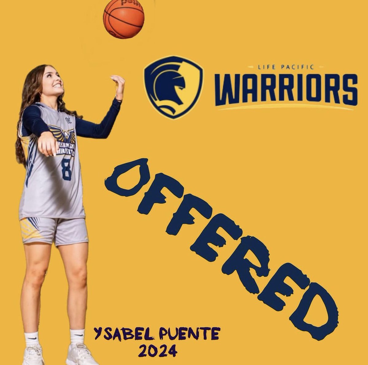 After a great visit and conversation with <a href="/CoachKennedyLPU/">Coach Kennedy LPU</a> I’m blessed to say I’ve received an offer from <a href="/lpuwbb/">LPU Women’s Basketball</a>!! Thanks to all the coaching staff for this opportunity! 
#allGlorytoGod