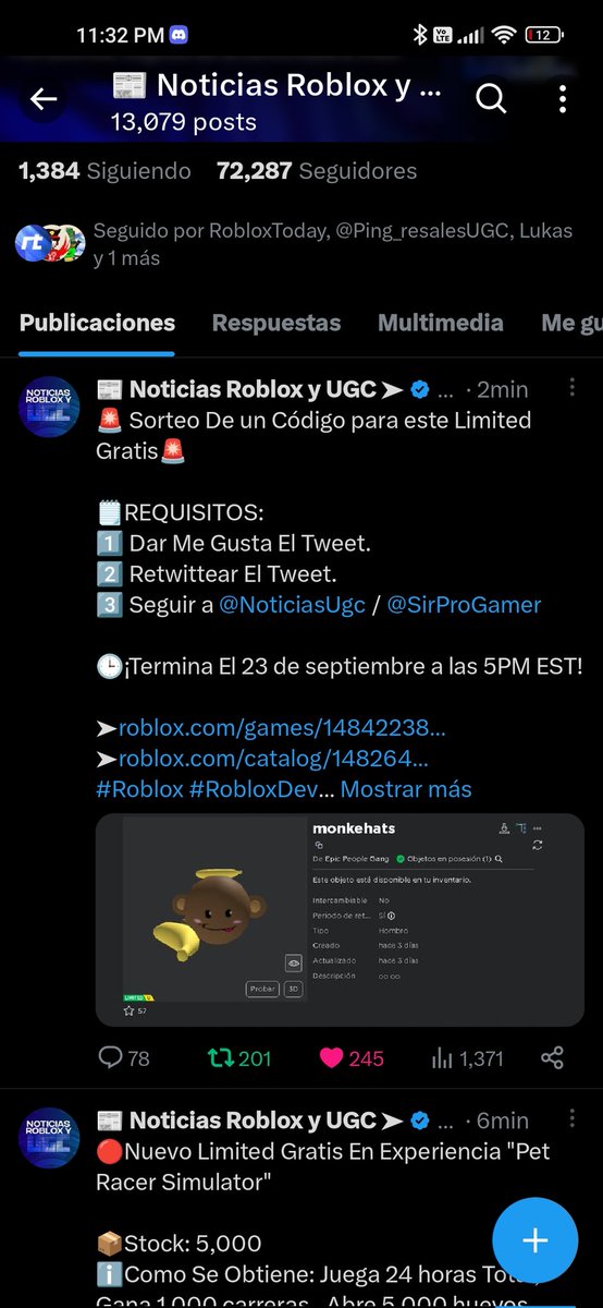 NicoTeeme's tweet photo. @NoticiasUgc @SirProGamer Participo https://t.co/FMS48no68M