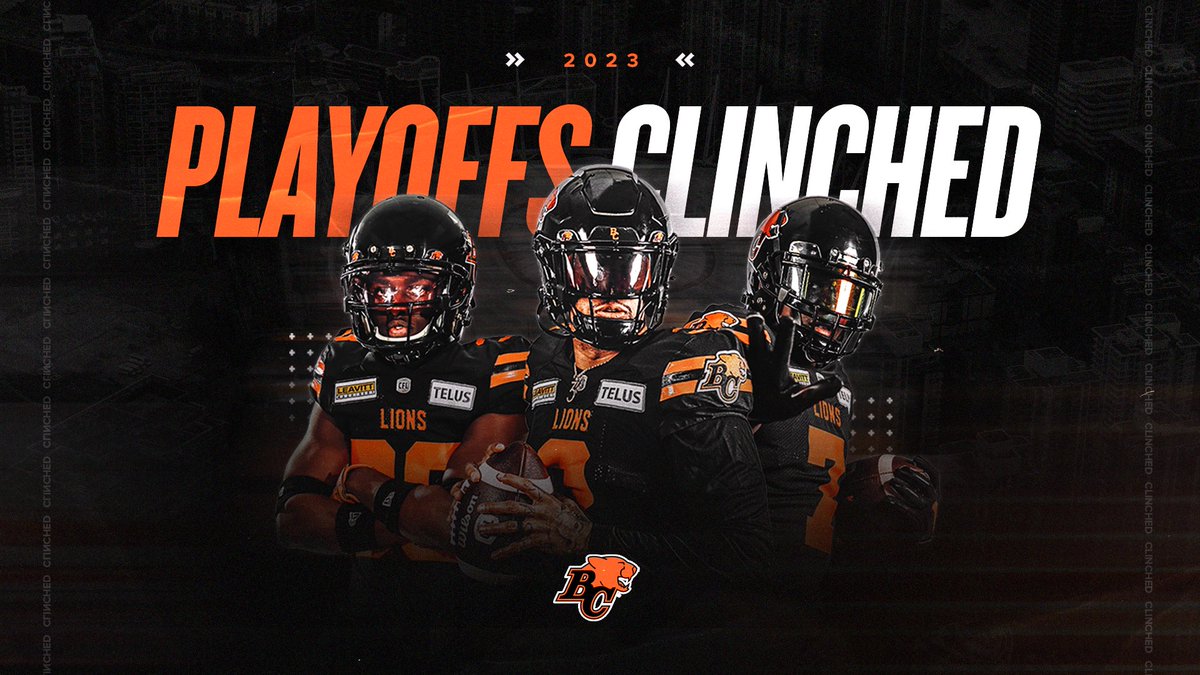 We have punched our ticket to the playoffs 🎟️ 🔥

#BCLions #RoarLikeNeverBeore