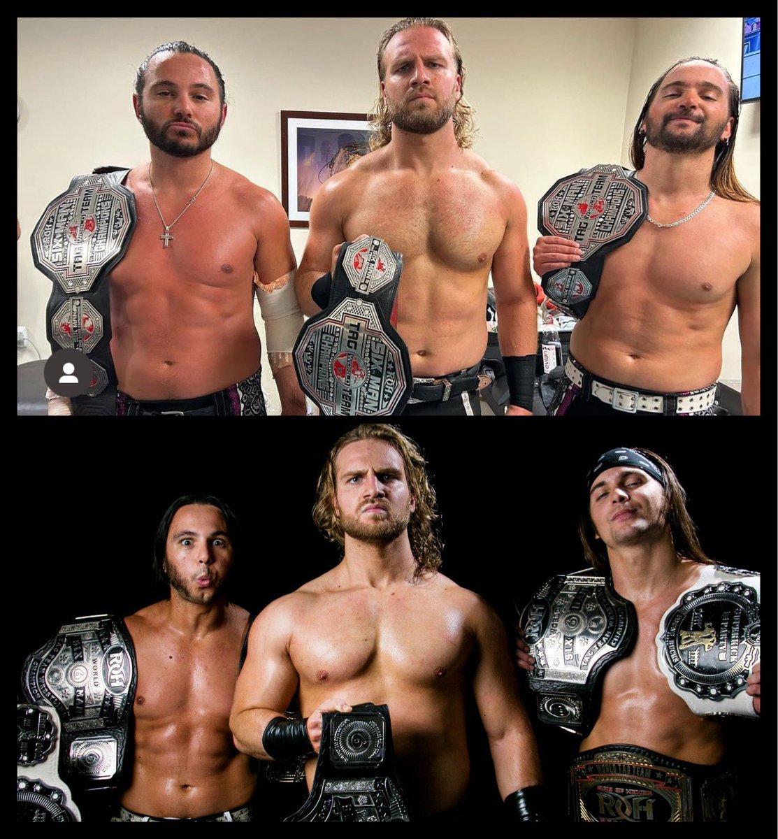 ShiningPolaris's tweet photo. “The more things change” 

Matt Jackson’s post on Instagram 

#aew #roh #hungbucks #AEWRampage #andnew https://t.co/8vHv7a1y3H