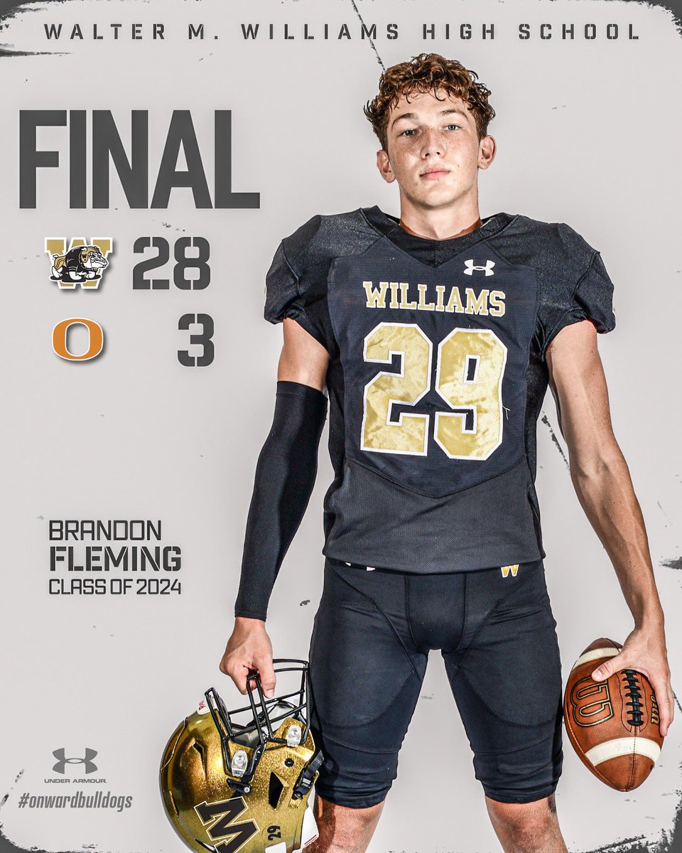 Williams Football (@whsbulldogsfb) on Twitter photo Good road win in a steady rain for our Dawgs! Great effort all the way around! <a href="/DawgAthletics/">Williams Athletics</a> <a href="/WHSDawgstrong/">WHS Strength and Performance</a> <a href="/WMWHS/">Walter M Williams</a> <a href="/BoosterWilliams/">WilliamsAthleticBoosterClub</a> Good road win in a steady rain for our Dawgs! Great effort all the way around! <a href="/DawgAthletics/">Williams Athletics</a> <a href="/WHSDawgstrong/">WHS Strength and Performance</a> <a href="/WMWHS/">Walter M Williams</a> <a href="/BoosterWilliams/">WilliamsAthleticBoosterClub</a>