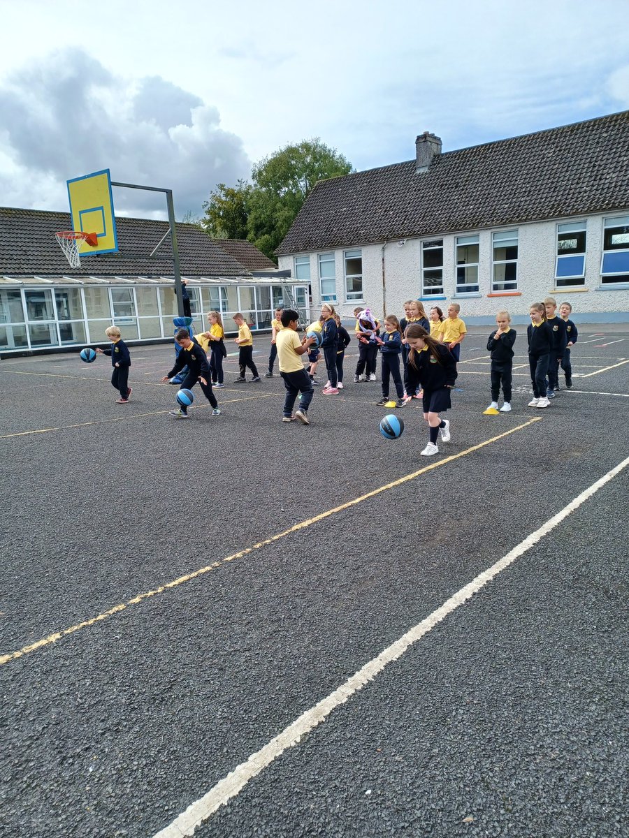 MsONeills4thStc's tweet photo. Practicing our basketball skills during P.E. 🏀 #futurebasketballstars @ConlethSt https://t.co/9rtts9HLoh