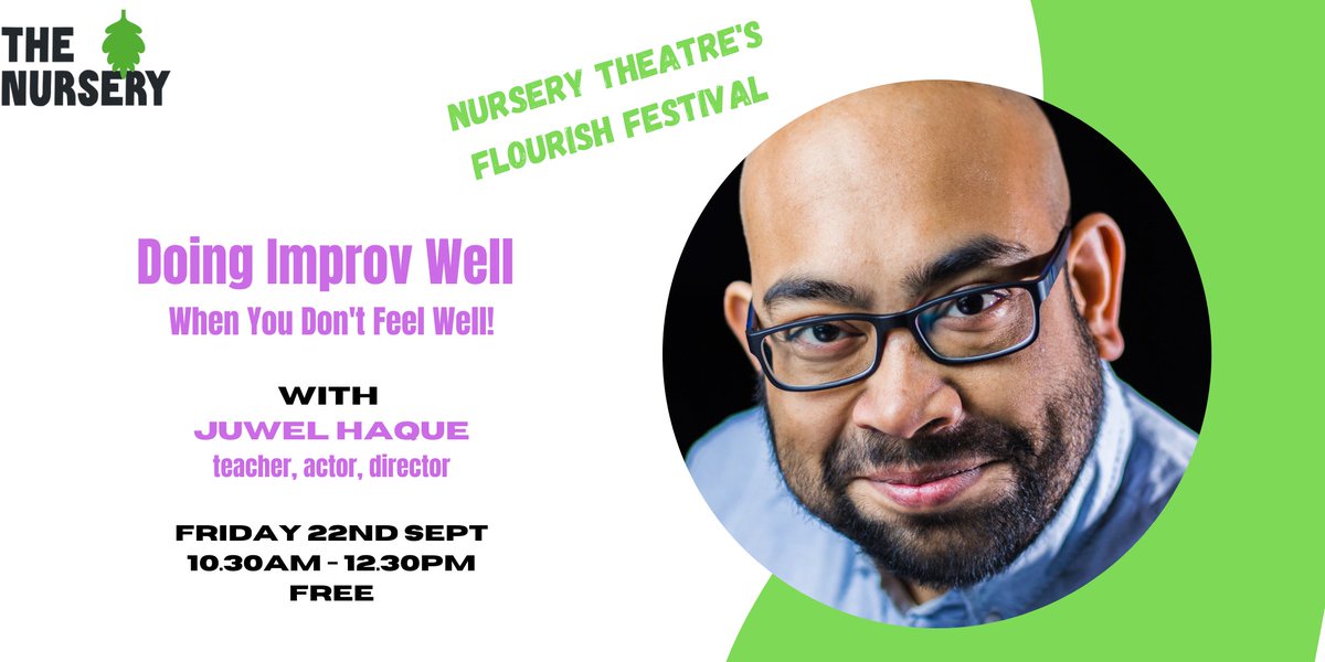 The Nursery (@nurserytheatre) on Twitter photo Big thanks to Juwel <a href="/JuwelH/">Juwel haque</a> for his faboulous improv workshop yesterday part of the FLOURISH FESTIVAL.
ππ Big thanks to Juwel <a href="/JuwelH/">Juwel haque</a> for his faboulous improv workshop yesterday part of the FLOURISH FESTIVAL.
ππ