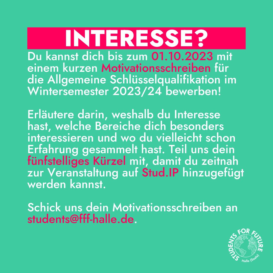 sffhalle's tweet photo. Du bist noch auf der Suche nach einem spannenden ASQ-Modul? Dann arbeite doch für ein Semester in unserer Hochschulgruppe mit! ✨ Wir freuen uns auf deine Bewerbung. 💚 https://t.co/wHZx1Yr5u9