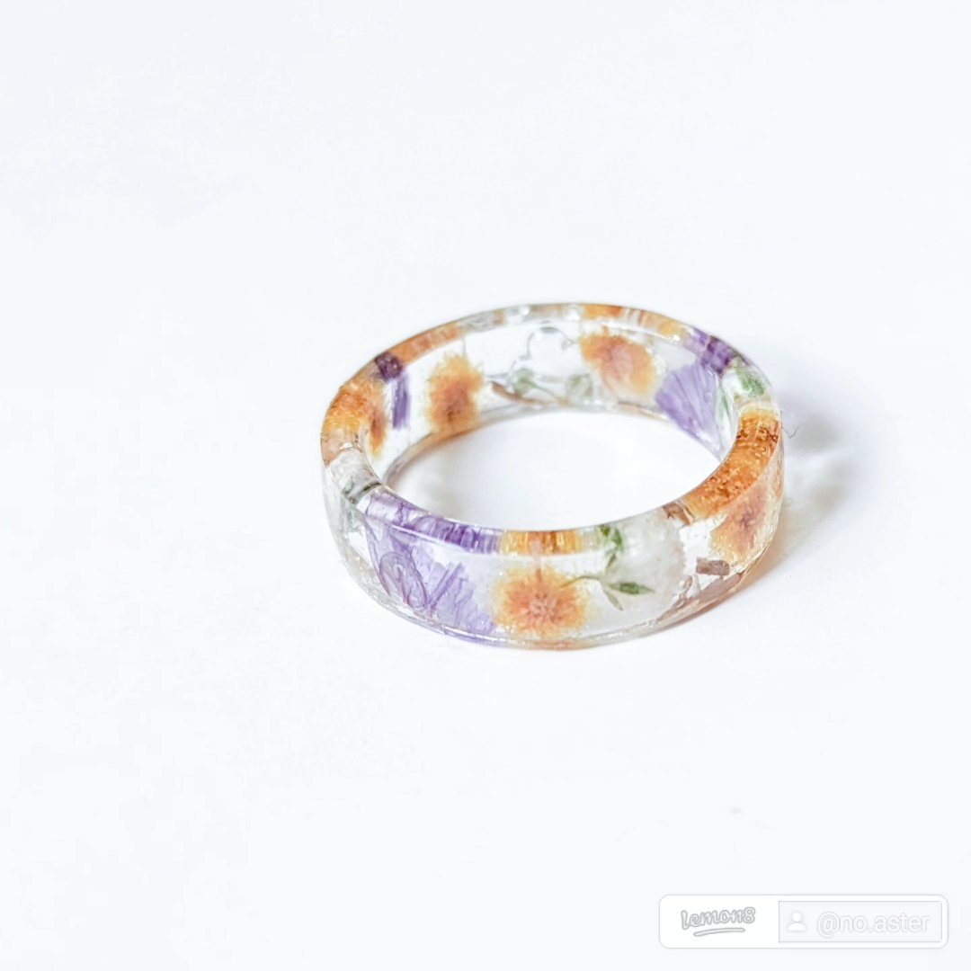 noaster123's tweet photo. ice flower ring 
ꕤ︎︎ミモザ、かすみ草、スターチスのリング
ꕤ︎︎かすみ草、デルフィニウムのリング

minne、creemaからどうぞ໒꒱ https://t.co/CqbZgFhw09