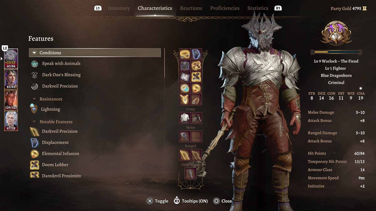 rheecek's tweet photo. #PS5Share, #BaldursGate3 https://t.co/Q2S2rHygBG