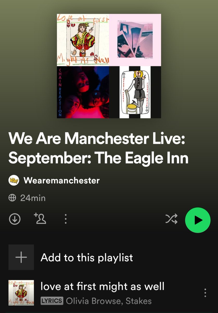 wearemanchester's tweet photo. Heard the PLAYLIST for tonight?
https://t.co/7MseCrerbz
STUDENTS DISCOUNT!
Use password: WAM666 to get a cheaper ticket to see @oleviabrowse, @iamjessicaluise and #spacedrive at @EagleInnSalford.
#Wearemanchester #livemusic #gig #MCR #Manchester #weekend #eagle https://t.co/VsyupLHVfN