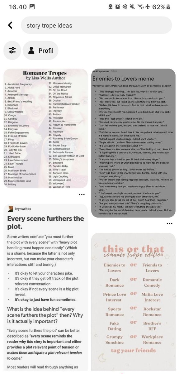 cherienly's tweet photo. @nctzhalu coba cari ide di pinterest pake keyword itu. kalau butuh ide lagi, cari aja sama keyword belakangnya ideas, kek konflik ideas, name ideas, prompt story ideas https://t.co/wPIAK812EA