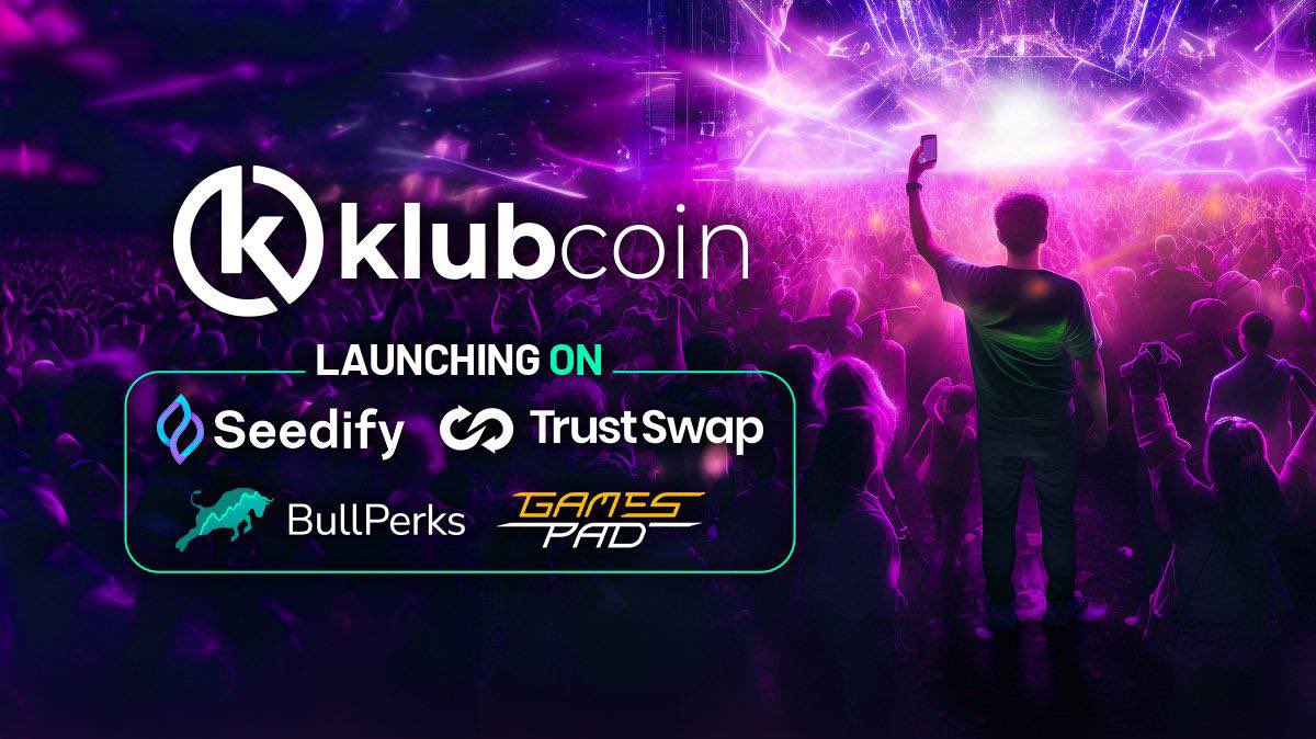 Get ready, Klubbers! 

We’re thrilled to announce that our IDO will be launching on <a href="/TrustSwap/">TrustSwap</a>, <a href="/SeedifyFund/">Seedify</a>, <a href="/bullperks/">BullPerks</a>, and <a href="/gamespad_vc/">GamesPad</a>, from October 2nd! 🥳

Get the full scoop in our featured <a href="/Cointelegraph/">Cointelegraph</a> article: ⬇️
cointelegraph.com/press-releases…