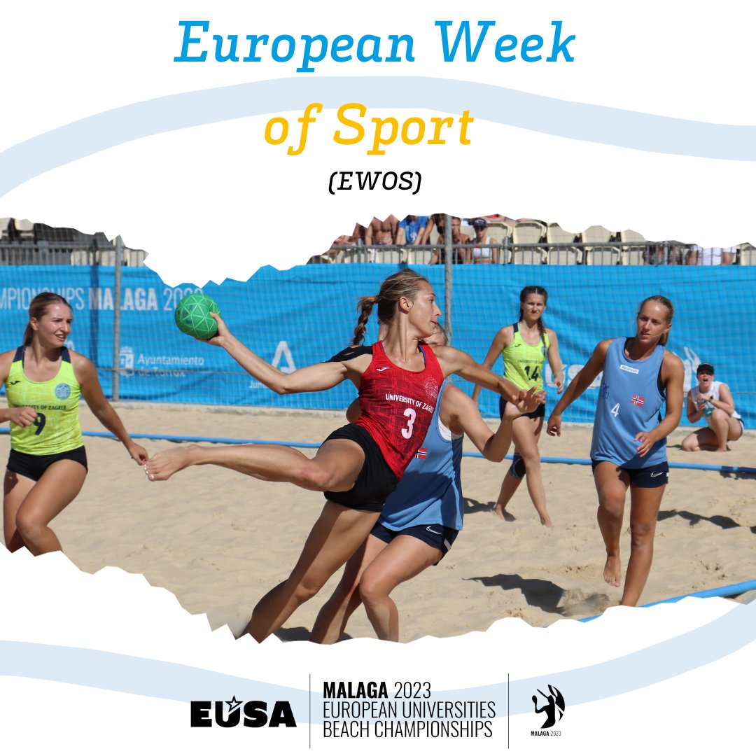 The European Week of Sport starts today! And what better way to celebrate it than participating in a European University Championship like this one 🤩🤩🤩