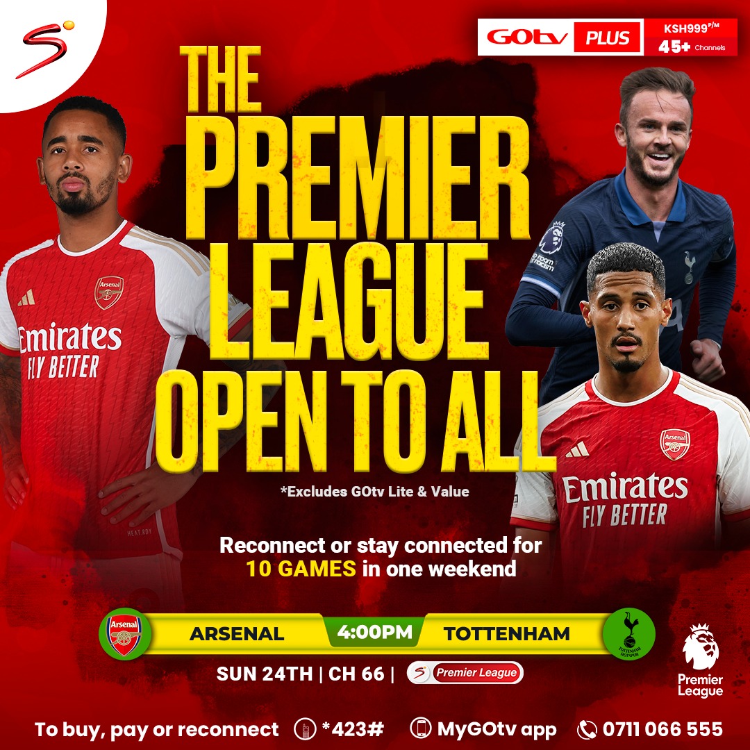 _abelkirwa's tweet image. The North London Derby's history is filled with surprises. Will Arsenal or Tottenham create a memorable moment this #GotvOpenWeekend?