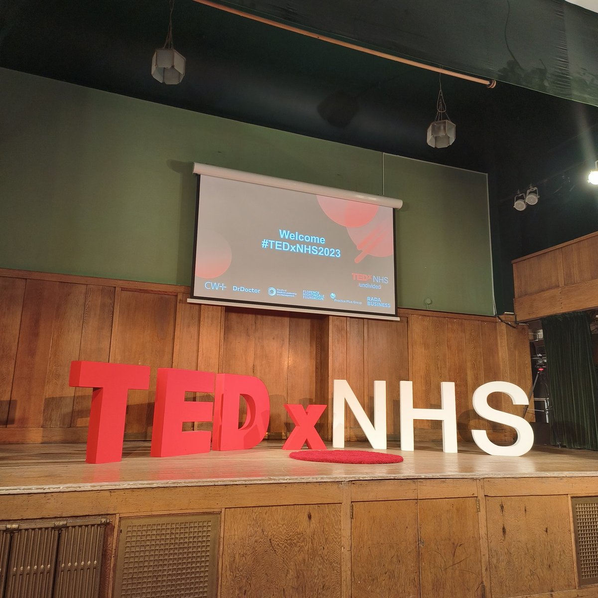 Excited for my Saturday! Bring on @TEDxNHS. Looking forward to seeing @westwood_greta from @FNightingaleF speak later too ❤️
