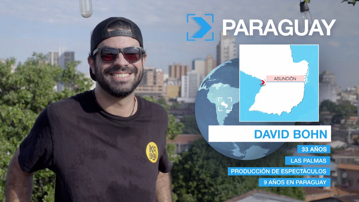 🌎 Él es David, de madre paraguaya, padre brasileño, nacido en Madrid y criado en Canarias. 

📺 Acompáñanos en #EspañolesEnElMundo junto a @evamroja en <a href="/La1_tve/">La 1</a> de <a href="/rtve/">RTVE</a>.