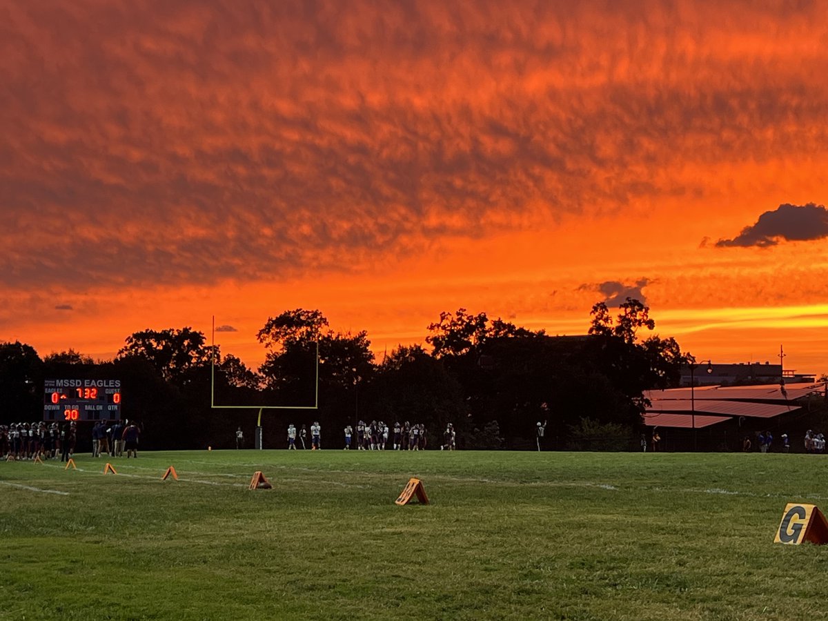 Friday night lights. 🏈 🦅