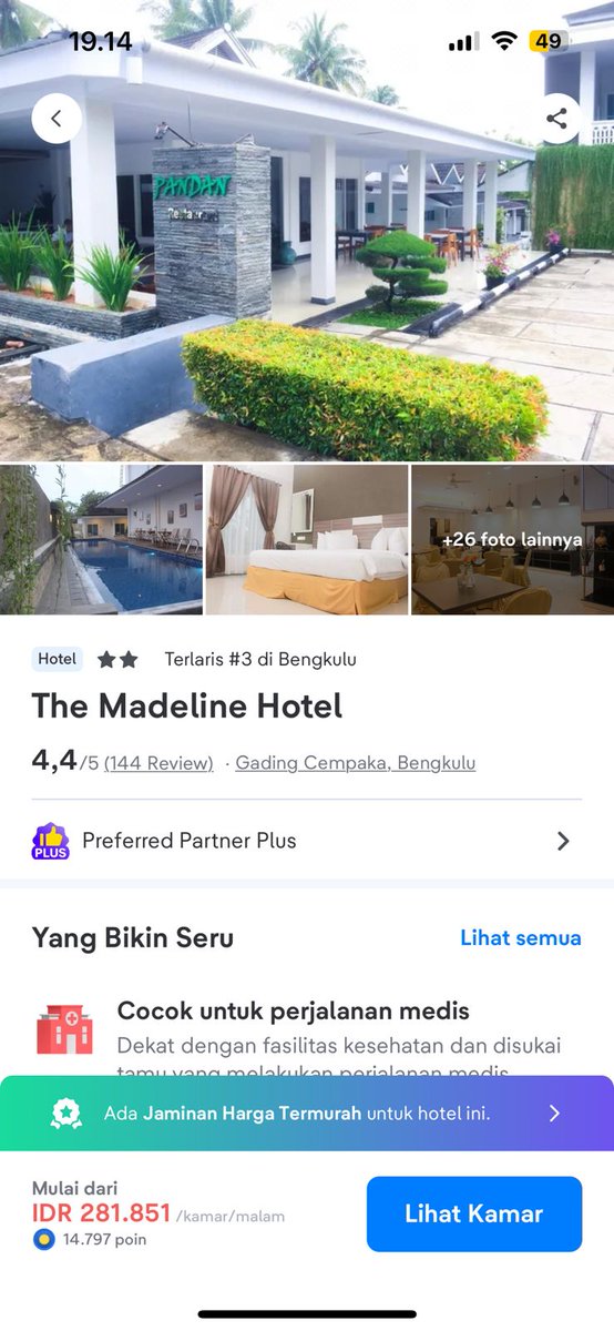 Tebak aku dimana? Ini hidden gem di Pino Bengkulu Selatan, tempatnya peacefull banget! Nah, pesen tiket pesawat &amp; hotelnya disini buat dpt harga termurahnya!
 
go.tiket.com/RESTUUTAMISUDA…

#Sobattiket #Bulatkantiketmu #tiketMurah <a href="/tiket/">tiket.com</a>