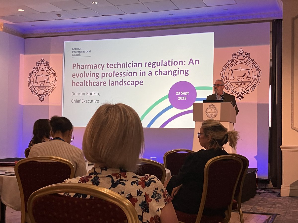 #APTUK2023  what is a Pharmacy Technician? No there something to think about when we get back to our workplace